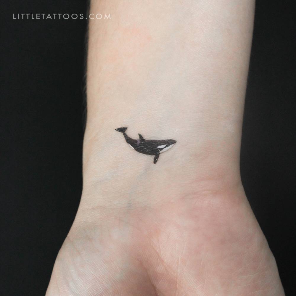 Orca Temporary Tattoo