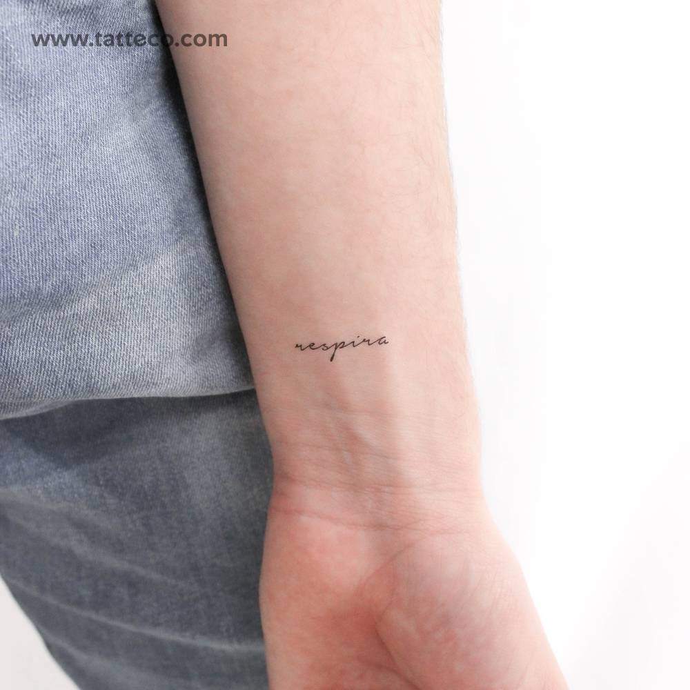 Respira Temporary Tattoo