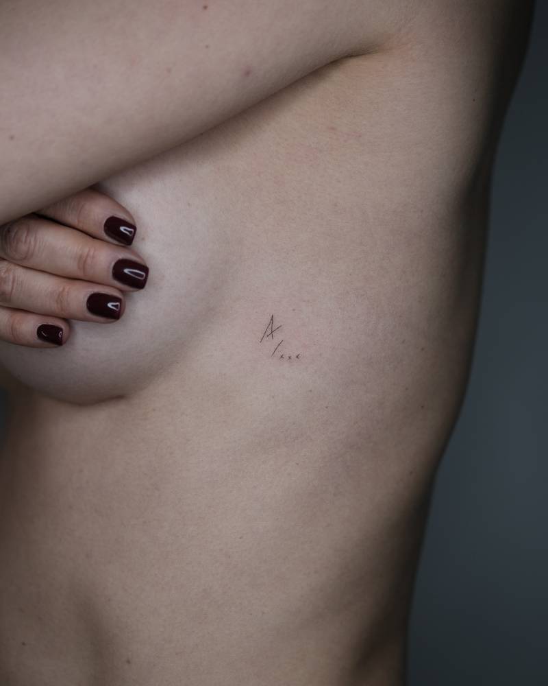 The signature of her late partner.