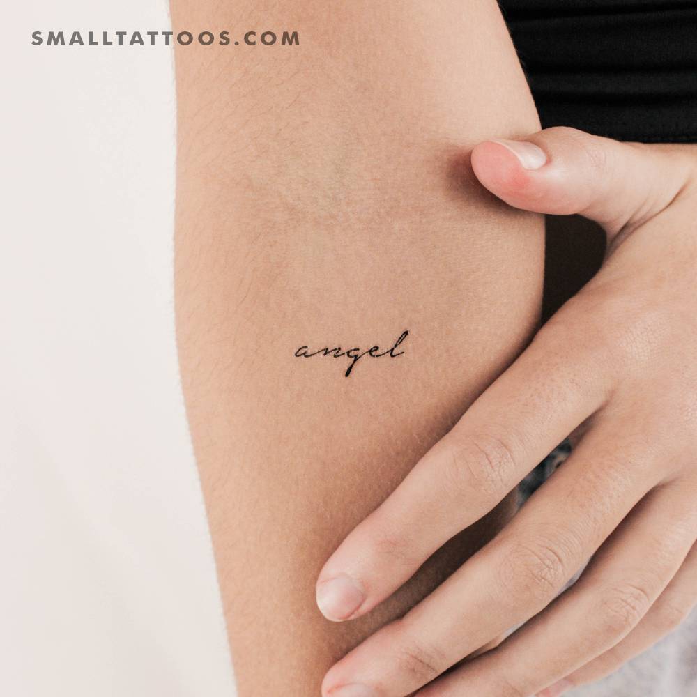 'Angel' Temporary Tattoo