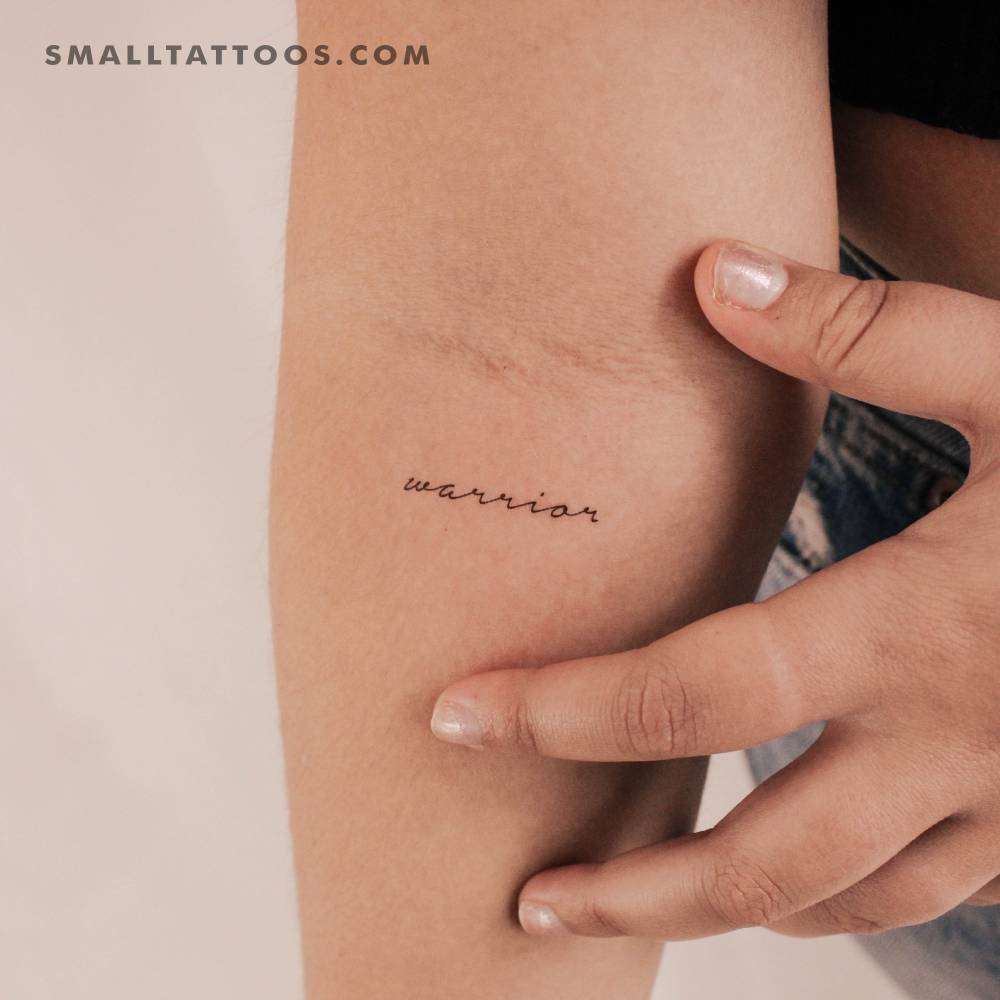 Warrior Temporary Tattoo