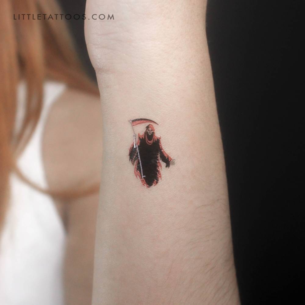 Grim Reaper Temporary Tattoo