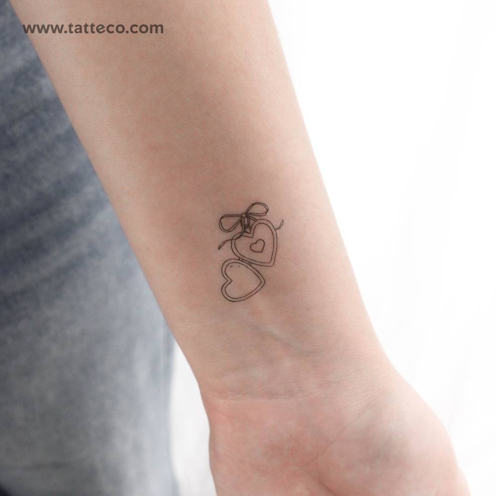Small Pendant Temporary Tattoo