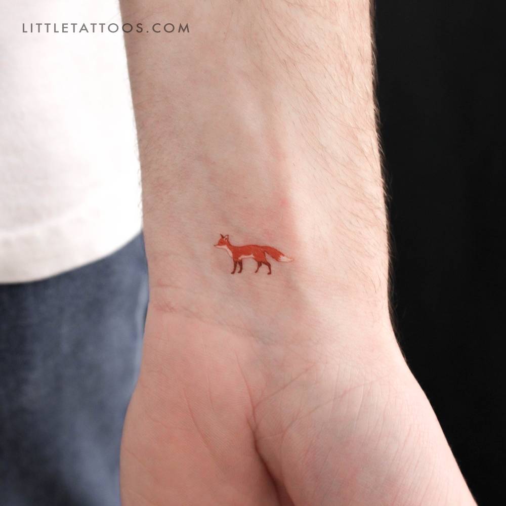 Fox Temporary Tattoo