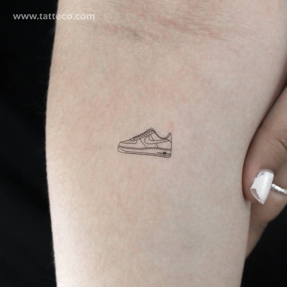 Nike Air Force 1 Temporary Tattoo