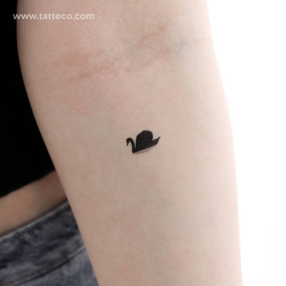Swan Temporary Tattoo