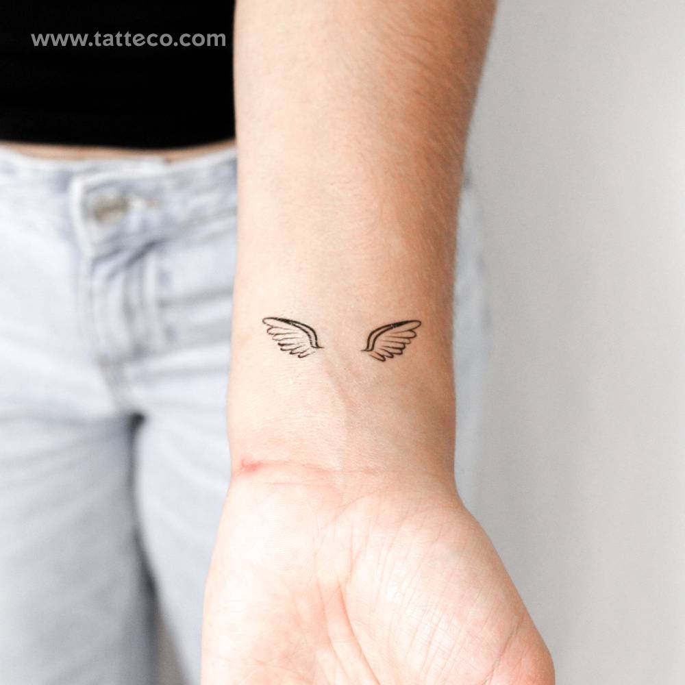 Pair of Wings Temporary Tattoos