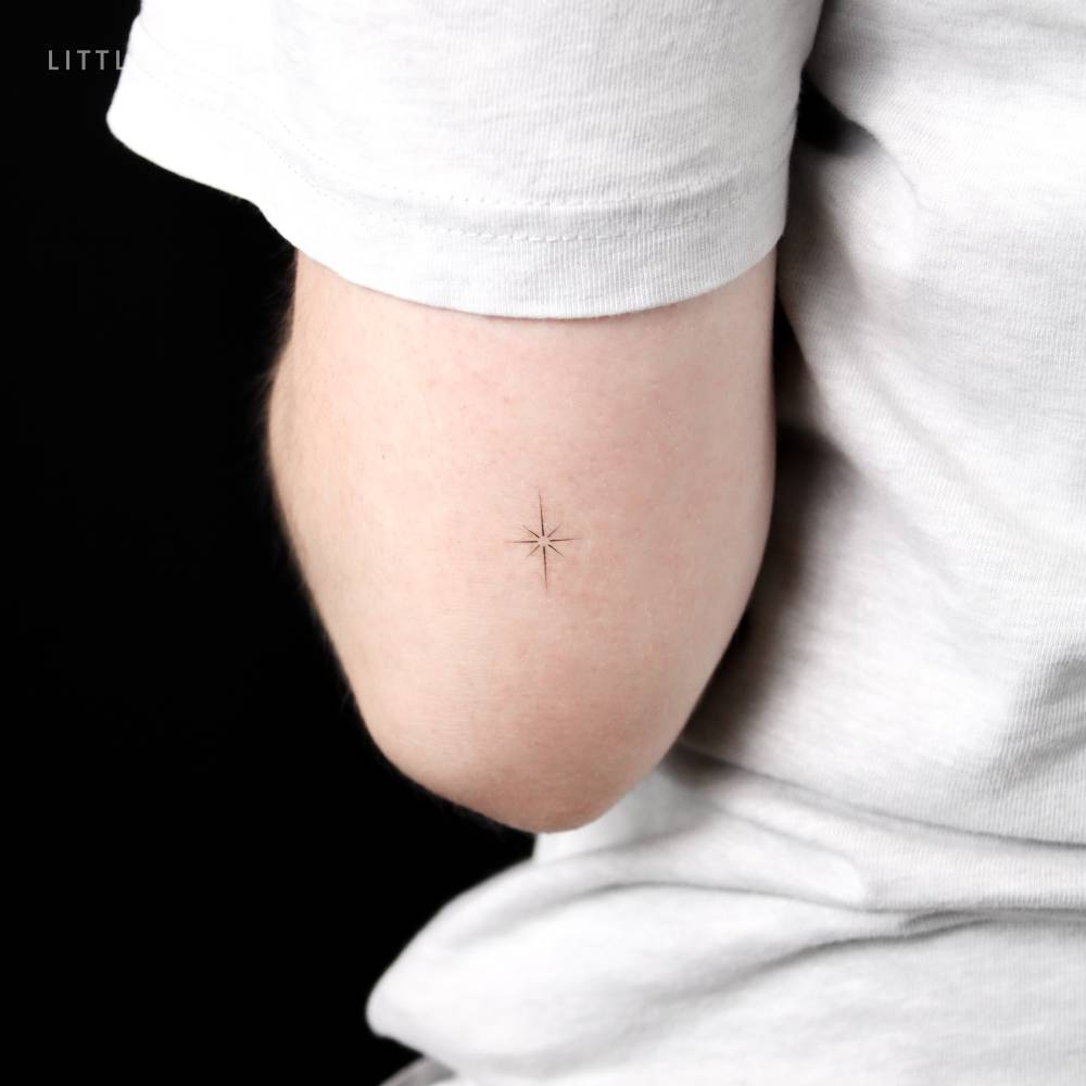 North Star Temporary Tattoo