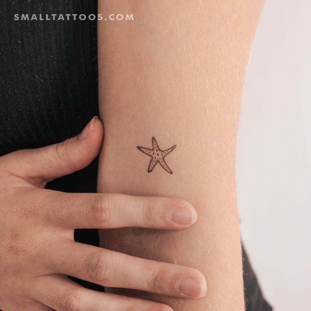 Starfish Temporary Tattoo