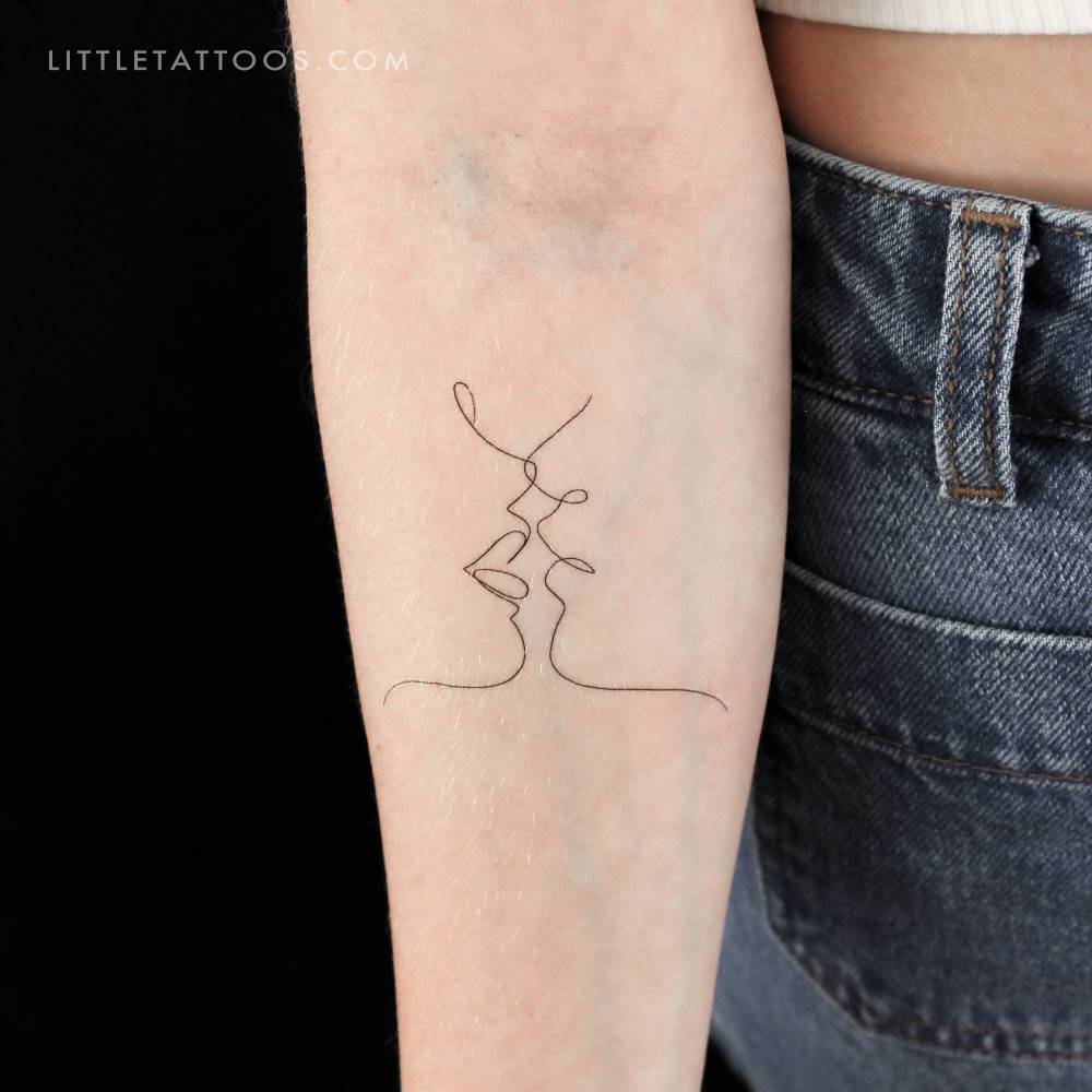 Kiss temporary tattoo by Harmlessberry.