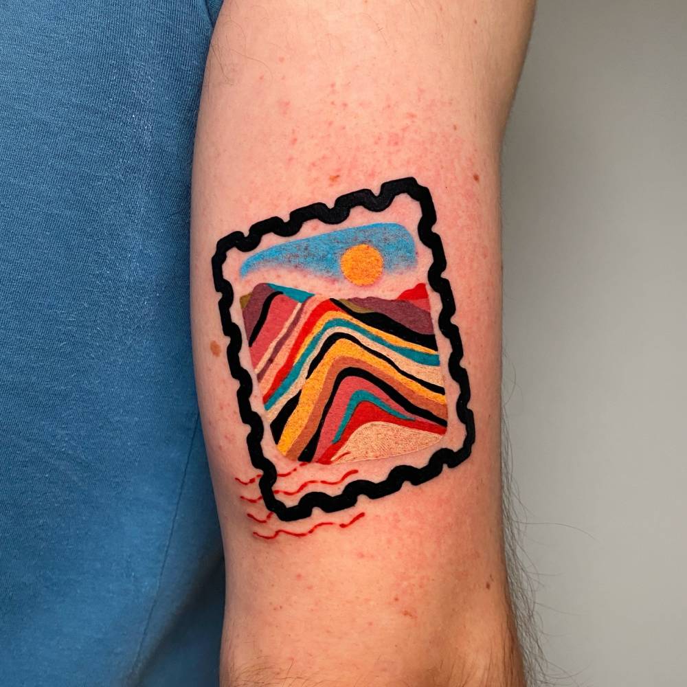 A POSTCARD from the RAINBOW MOUNTAINS, Perù.