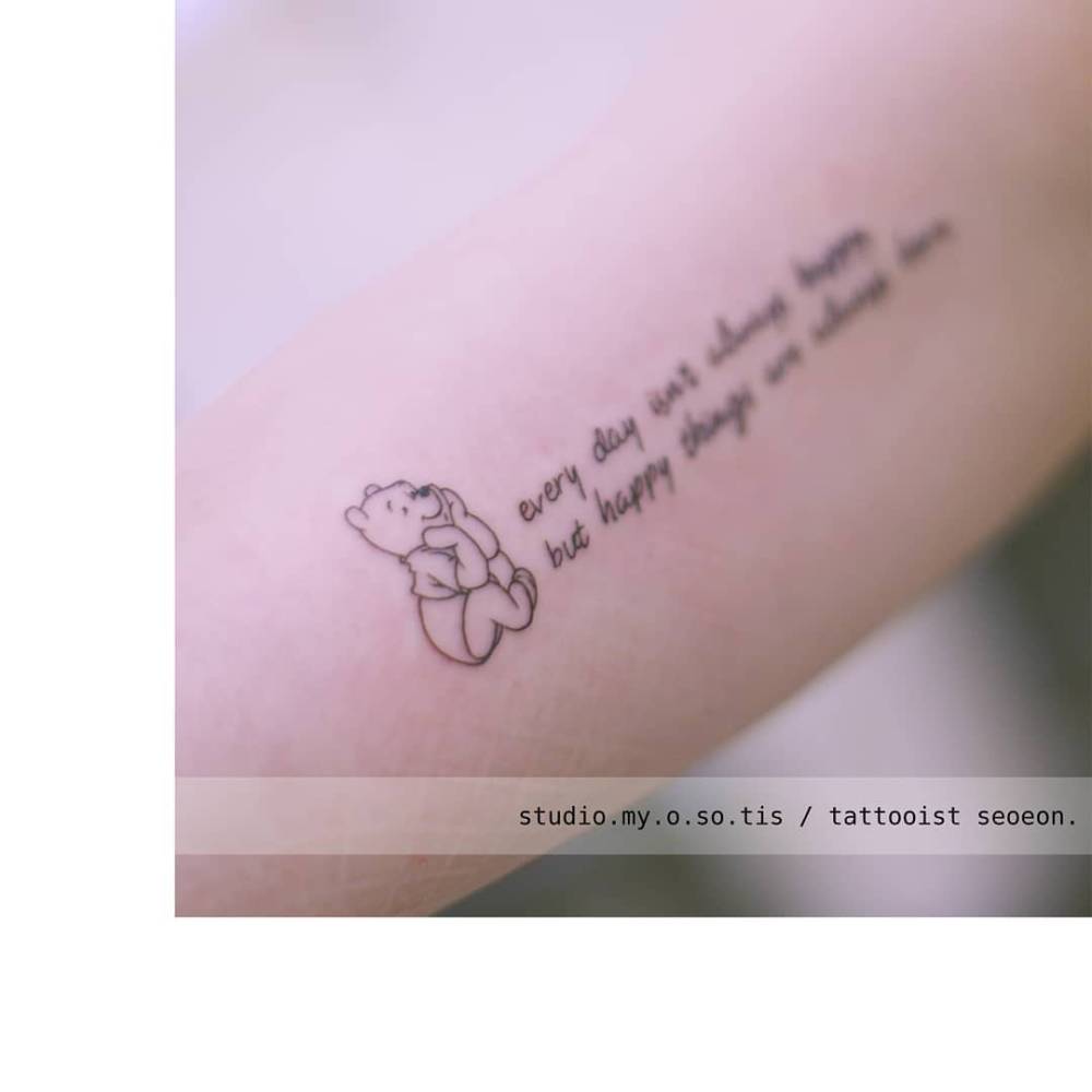 "Everyday isn't always happy. But happy things are always here".