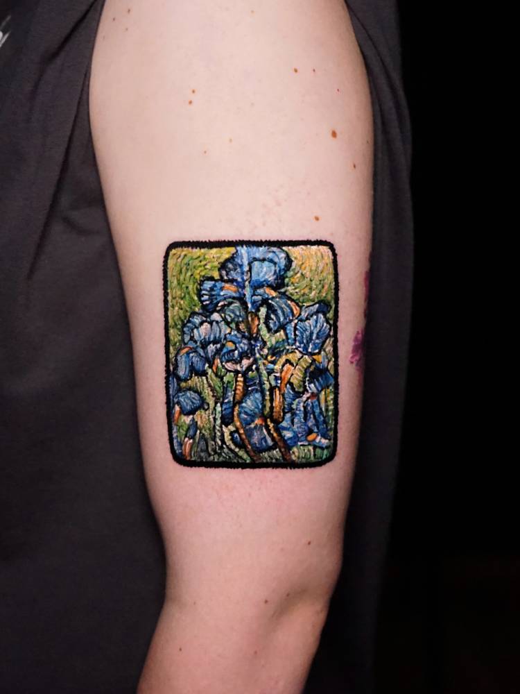 Vincent van Gogh’s 1889 painting Irises.