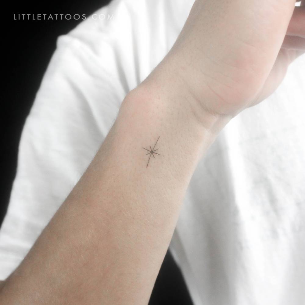 Morning star type I by Jakenowicz temporary tattoo.