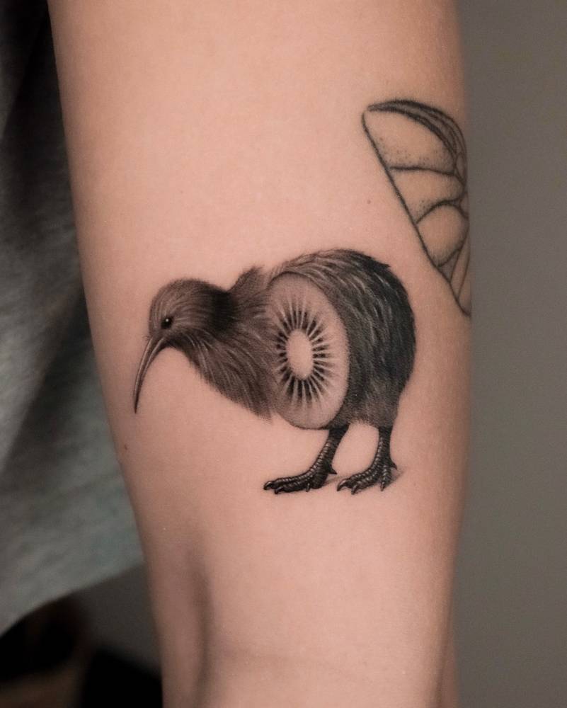 Kiwi bird or fruit? Both.