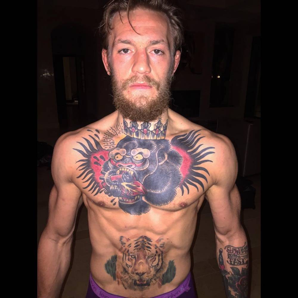 Celebritattoo — Conor McGregor | Conor McGregor's tattoo showing...